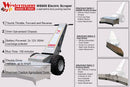 Westermann Farm Scraper Walk Behind - WS800 Vario - Electric