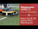 A video showing Astroturf and 3G Sports Pitch Maintenance with the Westermann WR870 Moss Brush
