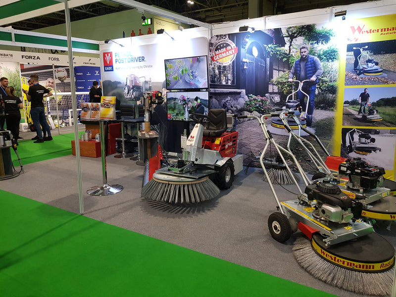 SPA Power Machinery and Easy Petrol Post Driver at a Exhibition