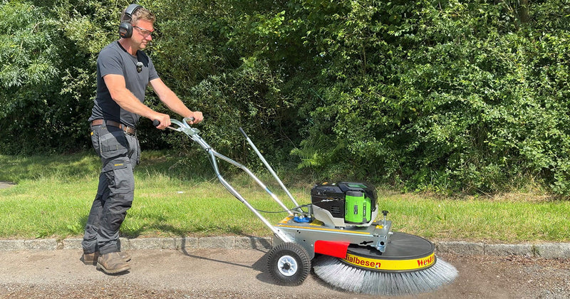 New Westermann Battery Moss Brush WR870 Powered by EGO Launching at GroundsFest 2025