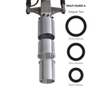 Multi Euro A adapter - a 3-in-1 adapter system, with sizes 107mm, 95mm, 85mm