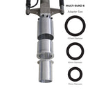 Multi Euro B adapter - a 3-in-1 adapter system, with sizes 107mm, 85mm, 75mm