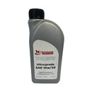 A 1 litre bottle of Westermann Ultragrade SAE 10w/30 High Performance Motor Oil.