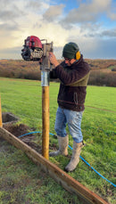 Easy Petrol Post Driver - Max107 - with Multi Adapter