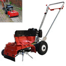 Studio image of a Weed Ripper, featuring red guard and wire braids