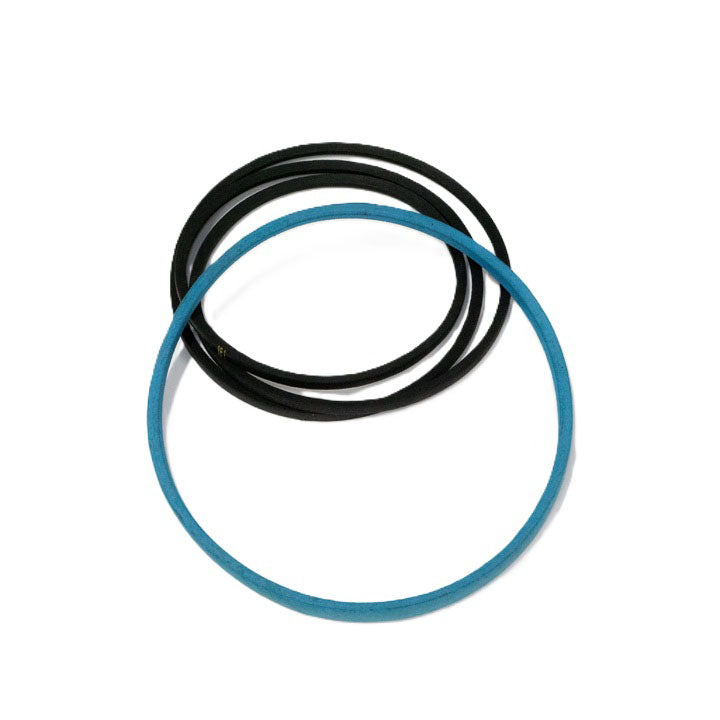 A studio image of a set of 2 belts