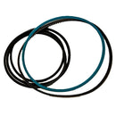 A studio image of a set of 3 belts