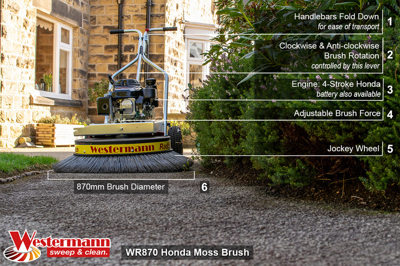 Westermann Honda Moss Brush WR870
