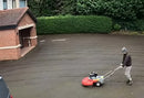 Commercial contractor Sid Partridge Exterior Cleaning using the WKB660 to clear moss from a large tarmac driveway.
