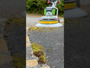 Video showing the Westermann WR870 EGO Battery machine removing moss and leaves quickly and effortlessly.