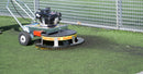 A Westermann WR870 Astro Turf Power Brush model, being used to clean Astroturf 