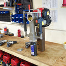 Easy Petrol Post Driver being serviced