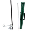 Metal removal jack, steel extraction tube and acrylic sampling tube  