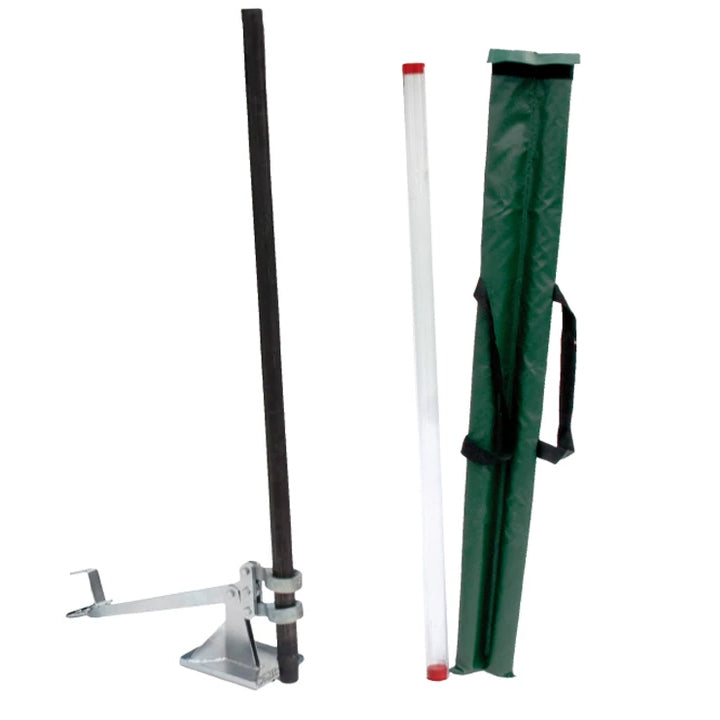 Metal removal jack, steel extraction tube and acrylic sampling tube  
