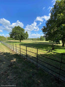 Estate Fencing that has been installed with Easy Petrol Post Driver